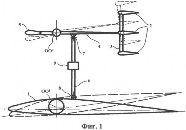 Флюгерное горизонтальное оперение (патент 2651958)