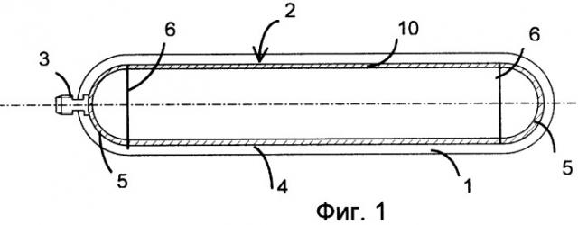 Металлопластиковый баллон высокого давления и способ его изготовления (патент 2289062)